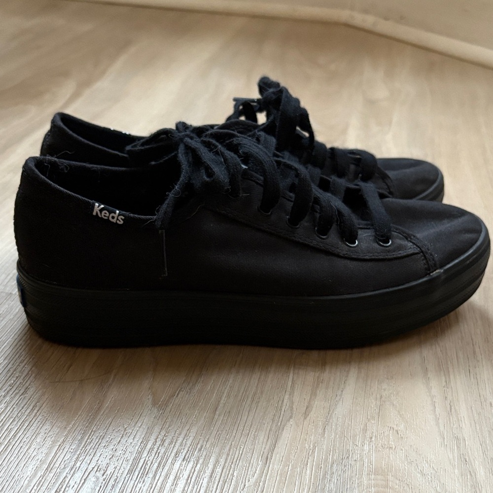 Keds Classic Black Womens Sneakers